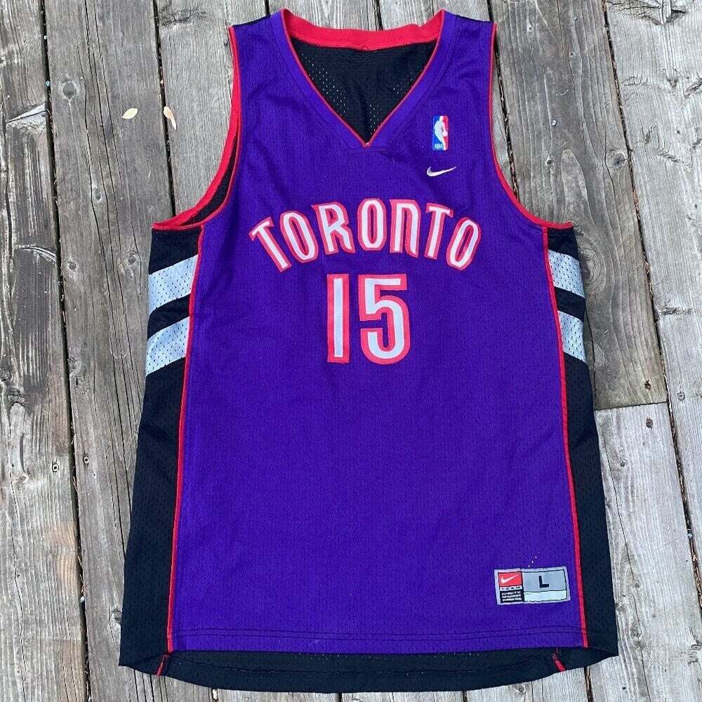 Vintage 1999 Nike Toronto Raptors Vince Carter Jersey Large